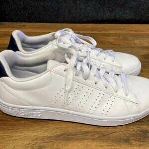 K-Swiss Court Casper White/Black Men's Sneakers 05586 102-M Size 11